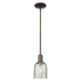 Caledonia 1 Light Stem Hung Mini Pendant 9.63 Inch X 5 Inch by Innovations - 716-1S-G25