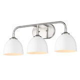 Zoey 3 Light Vanity Light by Golden - 6956-BA3