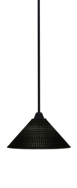 Paramount 1 Light Stem Hung Medium Pendant 6.5 Inch Tall by Toltec - 3401-MB-523
