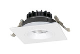 12W 5CCT LED Square Gimbal Recessed Downlight 4.88 Inches Wide by Jesco  - RLF-4412-SW5-WH