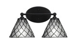 Capri 2 Light Cone Down Vanity Light 15.75 Inch Length by Toltec - 5912-851575
