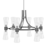 Everleigh 12 Light Chandelier 22.75 Inch Tall and 31.75 Inch Wide by Toltec - 4806