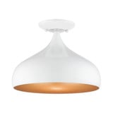 Amador 1 Light 11.75 Inch Wide Semi Flush Mount by Livex - 41050
