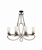 Grayson 6 Light Mini Chandelier by Kalco - 2673