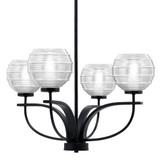 Cavella 4 Light Medium Chandelier by Toltec 3904-MB-5110 - 3904-MB-5110