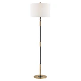 Bowery One Light Floor Lamp 16.5 x 61.5 Inches High by Hudson Valley - L3724