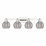 Athens Deco Swirl 4 Light Bath Vanity 36 Inch Wide by Innovations - 716-4W-G1213-6