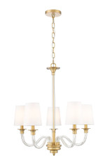 Coltsfoot South 5 Light Chandelier 26.5 Inch Tall and 24 Inch Wide by BSH - 372-BEL-1365361