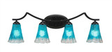 Zilo 4 Light Vanity Light 8.75 Inch Tall by Toltec - 554--875-3175