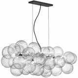 Charlize 10 Light Oversized Pendant by Dainolite - CLZ-418HP