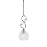 Jazz 1 Light Mini Pendant 16.5 Inch Tall by Toltec - 232-575165