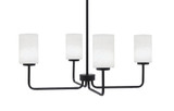 Sandia 4 Light Chandelier 11.25 Inch Tall and 28 Inch Wide by Toltec - 6204-1125-28