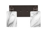 Edge 2 Light Vanity Light 13 Inch Length by Toltec - 1162-BN-3002