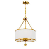Broche 3 Light Small Chandelier by Crystorama - 513