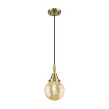 Beacon 1 Light Cord Mini Pendant 10.63 In and 6 In Wide by Innovations - 447-1P-G20-6_P
