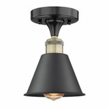 Smithfield 1 Light 6.5 Inch Wide Semi Flush Mount by Innovations - 616-1F-M8