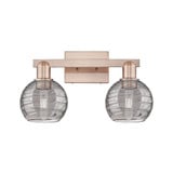 Athens Deco Swirl 2 Light Bath Vanity 11 Inch X 16 Inch Wide by Innovations - 716-2W-G1213-6_P