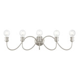Lansdale 5 Light Vanity Light 33.5 Inch Wide by Livex - 16575