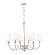 Katerina 6 Light Chandelier 27.5 Inch Tall and 32 Inch Wide By Z-Lite - 1950-6