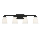 4 Light Contemporary Vanity Light 32 Inch Wide by Meridian - M80059