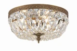 Ceiling Mount 3 Light 12 Inch Wide Flush Mount by Crystorama - 712