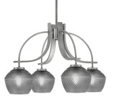 Cavella 4 Light Medium Chandelier by Toltec 3924-4622 - 3924-4622