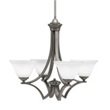 Zilo 4 Light Medium Chandelier by Toltec 564-GP-311 - 564-GP-311
