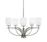 Cavella 5 Light Medium Chandelier by Toltec 3905-GP-615 - 3905-GP-615