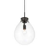 Drop 1 Light Pendant 19.25 Inch Tall and 11.75 Inch Wide by Golden - 2088-12P