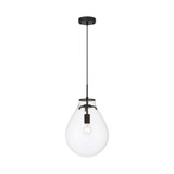 Drop 1 Light Pendant 19.25 Inch Tall and 11.75 Inch Wide by Golden - 2088-12P