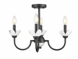 Allistair 4 Light Semi Flush Mount 14.5 Inch Tall X 20 Inch Wide by Z Lite - 352-4S