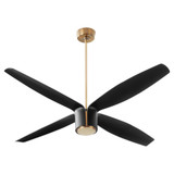 Manley Street 4 Blade Ceiling Fan 14 Inches Tall and 60 Inches Wide by BSH - 766-BEL-1294101