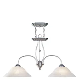Home Basics 4 Light Mini Foyer Chandelier by Livex - 4171