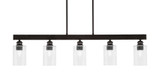 Edge 5 Light Mini Island Chandelier by Toltec - 1185-477540