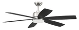 Hogan 6 Blade Ceiling Fan with Light Kit 54 Inches Wide by Craftmade - HGN54