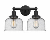 Bell 2 Light G74 Vanity Light 15.5 Inch Wide by Innovations - 616-2W-G74