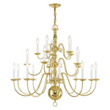 Williamsburgh 20 Light Oversized Chandelier by Livex - 5019