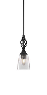 Elegante 1 Light Mini Pendant 10.75 Inch Tall by Toltec - 80-45-1075