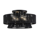 Florell 4 Light Extra Large Semi Flush Mount 21 Inch Wide by Livex - 49148