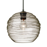 Wave 10 1 Light Small Cord Pendant by Besa - 1JT-4627