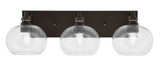 Edge 3 Light Vanity Light 25 Inch Length by Toltec - 1163-ES-202