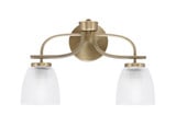 Cavella 2 Light Vanity Light 16.75 Inch Length by Toltec - 3912-500