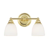 Somerville 2 Light Vanity Light 15 Inch Wide by Livex - 13662