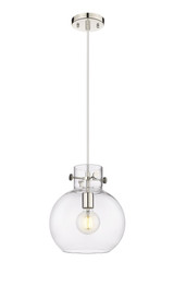 Newton Sphere 1 Light Mini Pendant 11.13 Inch Tall by Innovations - 410-1PM-G410-10
