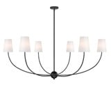 Shannon 6 Light Chandelier 25.75 x 62 Inches Wide by Z-Lite - 3040-62