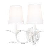 Aslin 2 Light Wall Sconce 12.25 Inch Tall and 11.75 Inch Wide by Z Lite - 830-2S