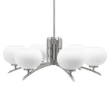 Kurve 6 Light Large Chandelier by Toltec 3706-GP-202 - 3706-GP-202