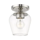 Willow 1 Light 5.75 Inch Wide Flush Mount by Livex - 46720