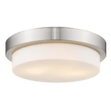 Multi-Family 2 Light 13 Inch Wide Flush Mount by Golden - 1270-13