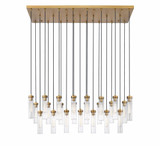 Osborne Drift 23 Light Linear Chandelier 12.75 x 18 Inches Wide by BSH - 372-BEL-1332940